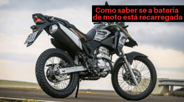 Como saber se a bateria de moto está sendo recarregada?